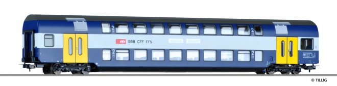 Double-deck Passenger car 2nd class of S-Bahn Zurich<br /><a href='images/pictures/Sachsenmodelle/73804a.jpg' target='_blank'>Full size image</a>